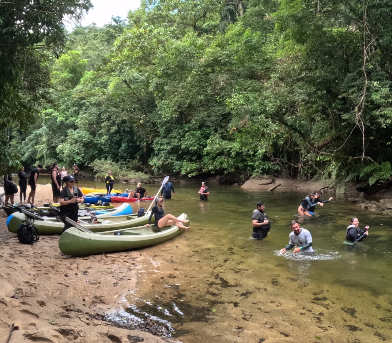 Canoagem no Rio Jaguareguava - O lugar Onde a Onça Bebe Água